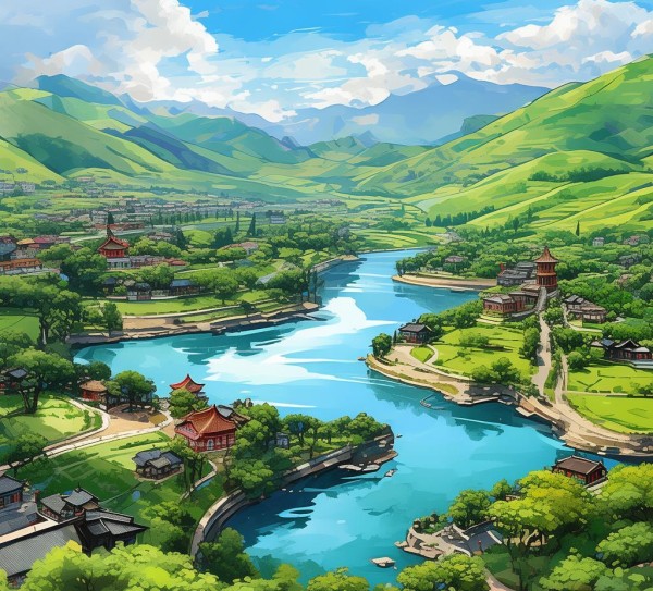 清远数字油画展，展现清远，传承文明